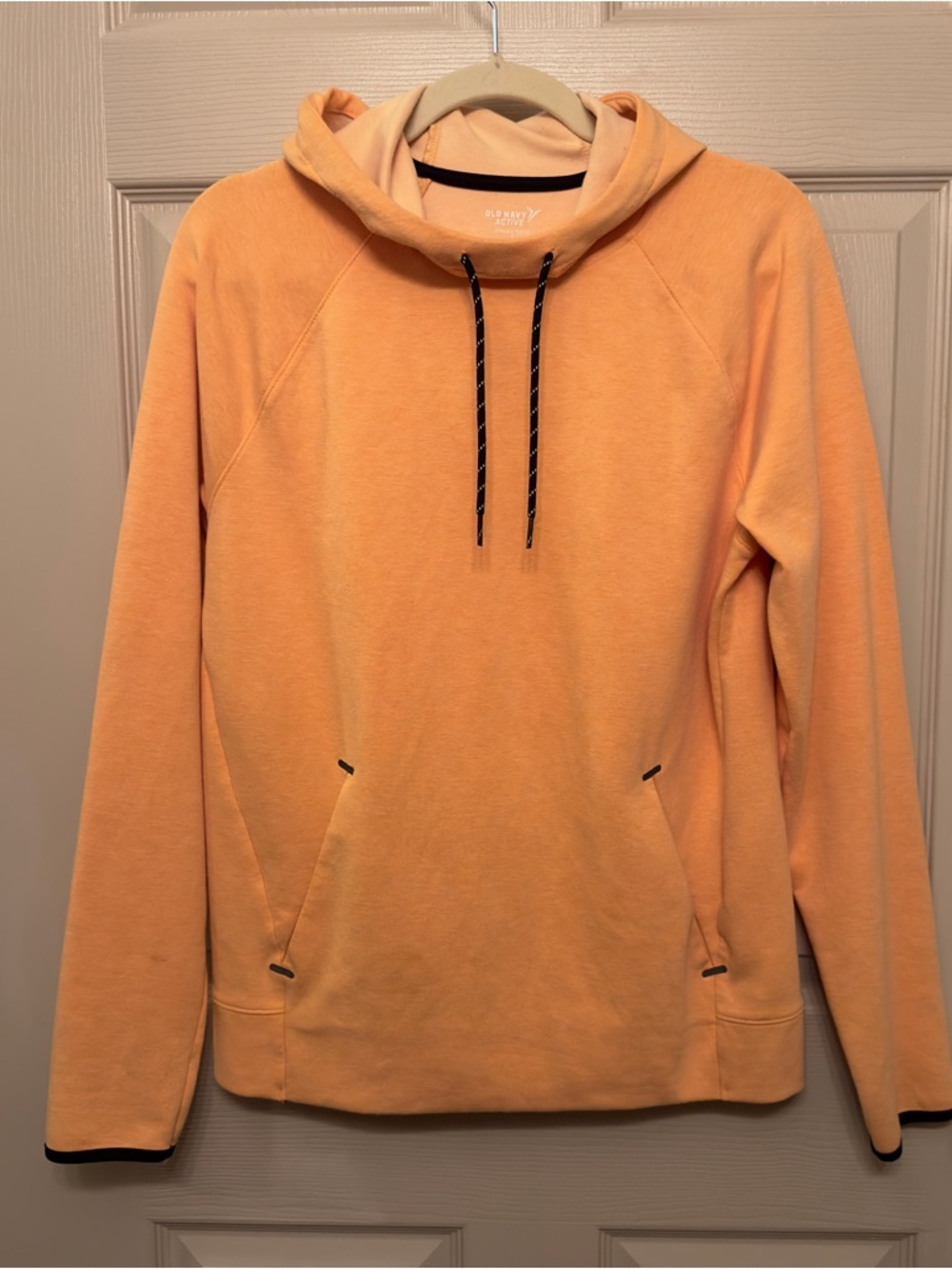 Old Navy Peach Crewneck Hoodie with Drawstring